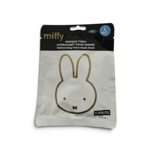 Miffy Maschera in tessuto ipoallergenica e vegana , idratante .
