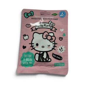 Hello Kitty maschera in tessuto ipoallergenica e vegana.