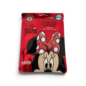 Maschera idratante Minnie targata Take Care ipoallergenica e vegana.